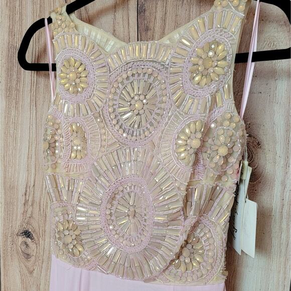 NWT Angela & Alison Blush Pink Gown, Style # 51086, Sz 6 - Picture 3 of 9